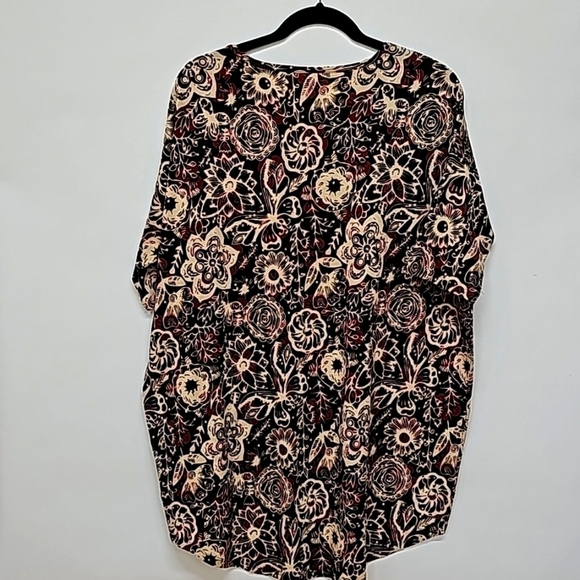 LuLaRoe Irma Tunic poly spandex fall floral print - Picture 7 of 7